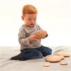 tickit Wooden Natural Buttons - Set of 7 - CD73424