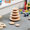 tickit Wooden Natural Buttons - Set of 7 - CD73424