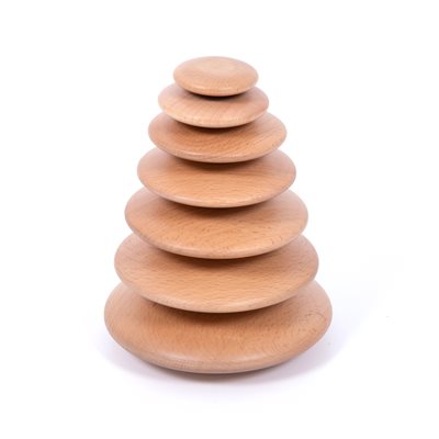 tickit Wooden Natural Buttons - Set of 7 - CD73424