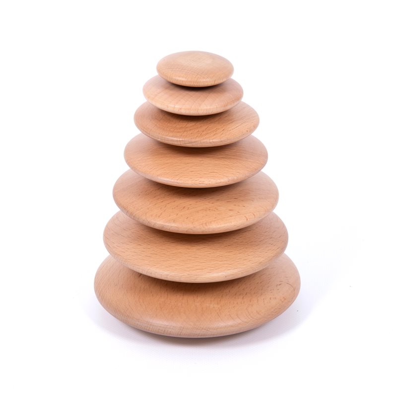 tickit Wooden Natural Buttons - Set of 7 - CD73424