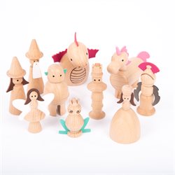 tickit Wooden Enchanted Figures Set - Set of 10