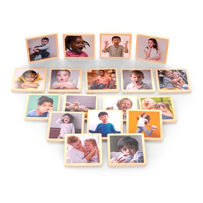 tickit My Emotions Wooden Tiles - Set of 18 - CD73494