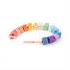 Rainbow Wooden Lacing Shapes - 28 pieces and 1 lace - CD73564