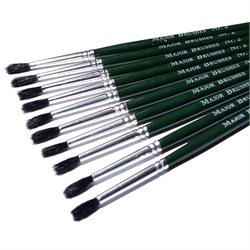 Squirrel Substitute Brushes - Size 2 - Pack of 10