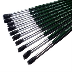 Squirrel Substitute Brushes - Size 4 - Pack of 10