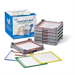 Cuisenaire Rod Workspace Trays - Set of 6