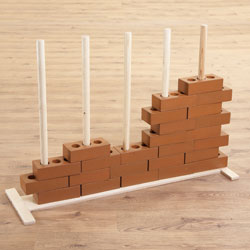 TTS Role Play Wooden House Brick Stand