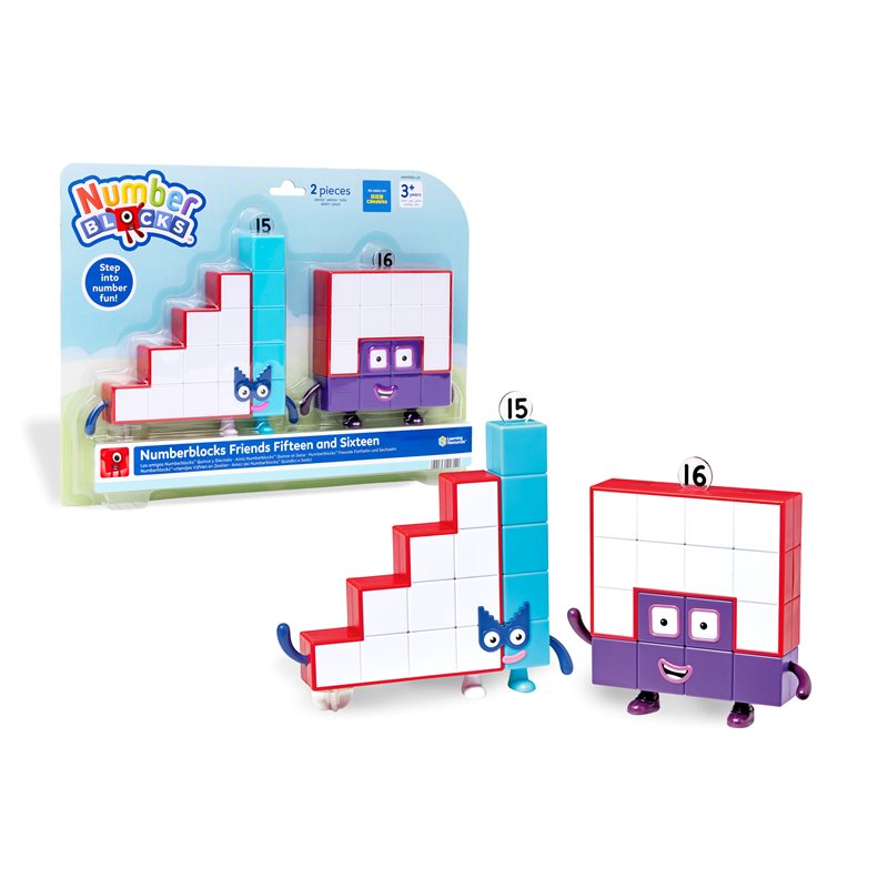 Numberblocks Friends Fifteen and Sixteen - H2M97856-UK