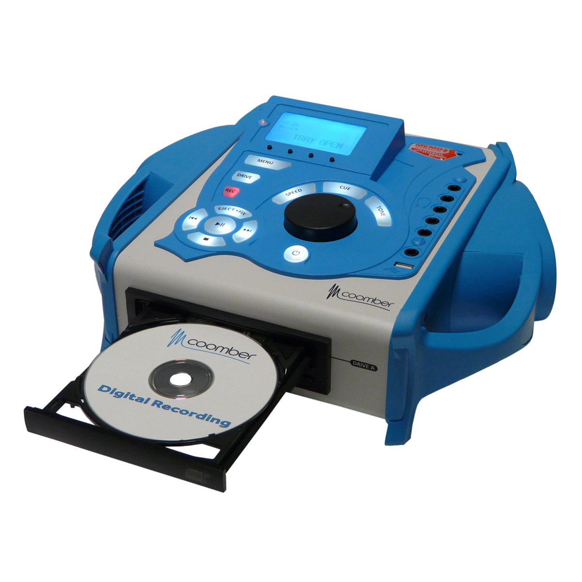 Buy Coomber 43431 Listening Centre in Blue with USB, CD & Phono Audio
