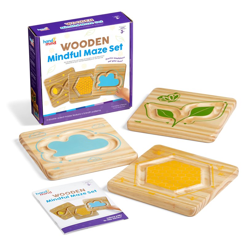 Wooden Mindful Maze Set - H2M96144