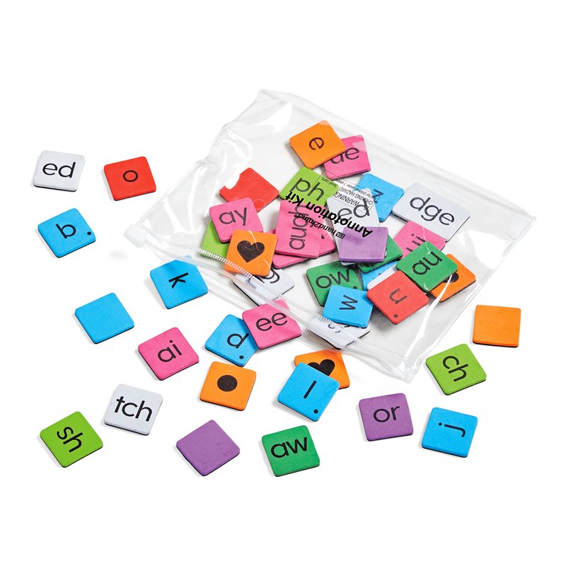 Phonics Word-Building Magnetic Tiles - H2M96161
