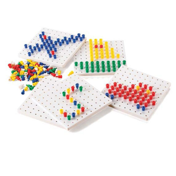 Peg Boards and Pegs Pack of 5 CD52440 Primary ICT