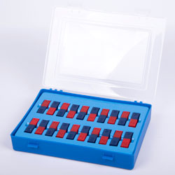 Ceramic 50mm Bar Magnets - including Case (Set of 20)