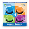 Answer Buzzers (Set of 4) - by Learning Resources - LER3774