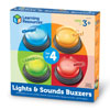 Lights & Sounds Buzzers (Set of 4) - by Learning Resources - LER3776