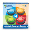 Lights & Sounds Buzzers (Set of 4) - by Learning Resources - LER3776