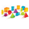 View-Thru Colourful Geometric Geosolids - Set of 14 - by Learning Resources - LER4331