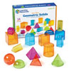 View-Thru Colourful Geometric Geosolids - Set of 14 - by Learning Resources - LER4331