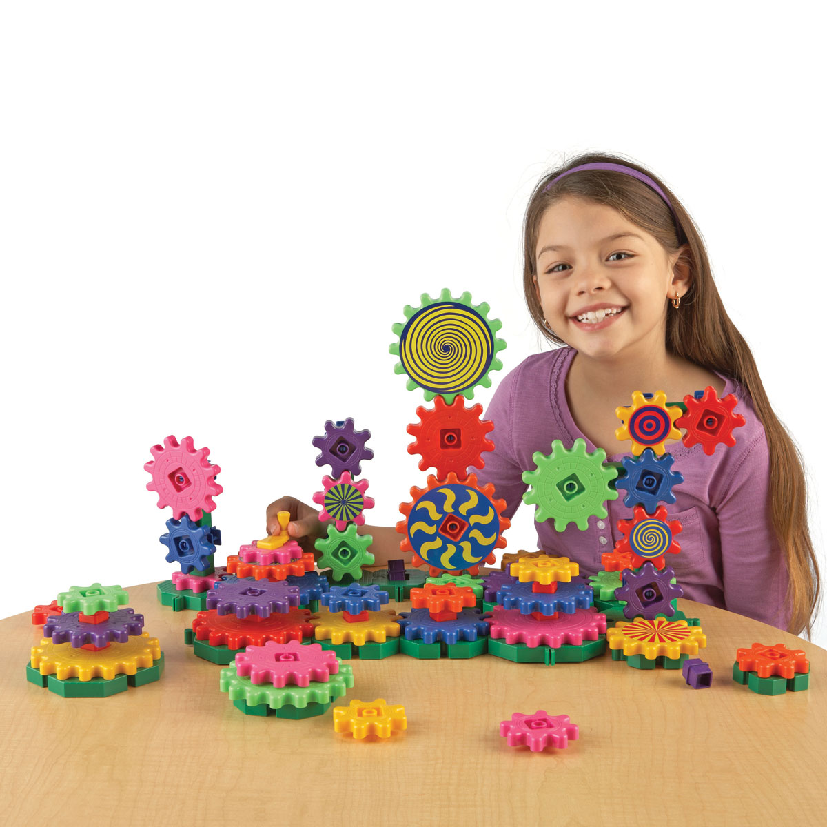 Buy Gears! Gears! Gears! Wacky Factory Building Set 128 Pieces by