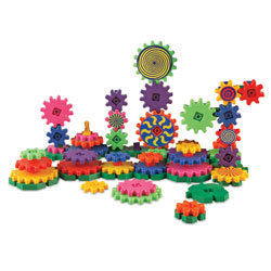 Gears! Gears! Gears! Wacky Factory Building Set - 128 Pieces - by Learning Resources