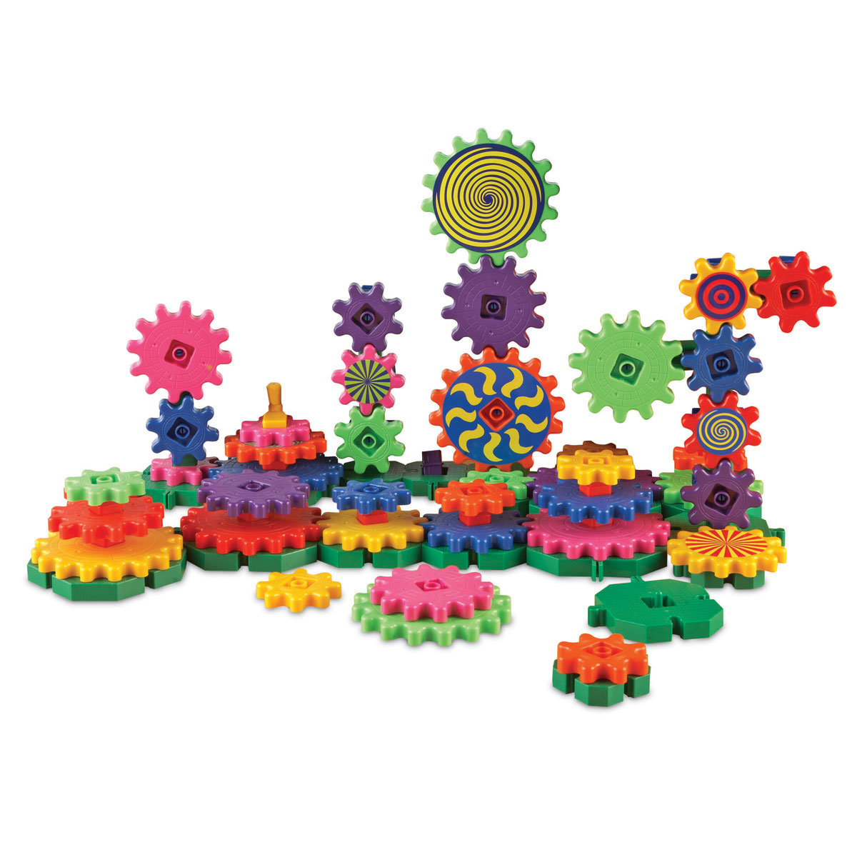 Buy Gears! Gears! Gears! Wacky Factory Building Set 128 Pieces by