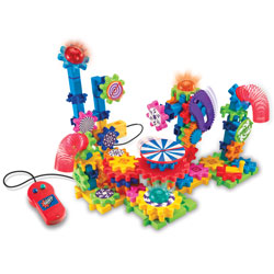 Gears! Gears! Gears! Lights & Action Motorised Set - 121 Pieces - by Learning Resources