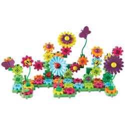 Gears! Gears! Gears! Build and Bloom Building Set - Set of 116 Pieces - by Learning Resources