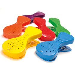 TTS Rainbow Recordable Pegs (Set of 12)