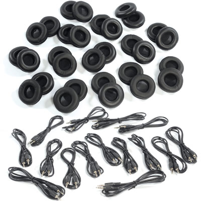 TTS Easi-Headphones Spares Bundle - for 15 TTS Easi-Headphones - EASIHPSB-15