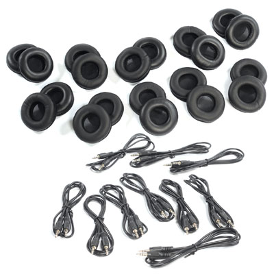 TTS Easi-Headphones Spares Bundle - Set of 10 - EASIHPSB-10