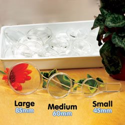 Small Magnifier with Dual Magnification - Lens Diameter 45mm - (Pack of 30)