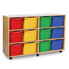 12 Triple-Sized Tray Storage Unit