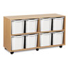 8 Quad-Sized Tray Storage Unit - MEQ1021