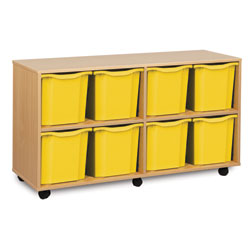 8 Quad-Sized Tray Storage Unit