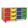 Combination Tray Storage Unit - 12 Deep or 24 Shallow - MEQ4012