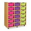 Combination Tray Storage Unit - 18 Deep or 36 Shallow