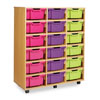 Combination Tray Storage Unit - 18 Deep or 36 Shallow - MEQ4018