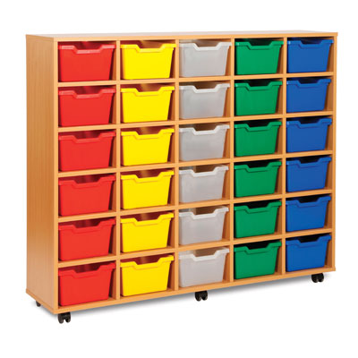 30 Cubby Tray Storage Unit - MEQ8030