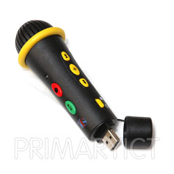 TTS Easi-Speak MP3 Black Microphones (6 Pack) & Free Docking Station Bundle