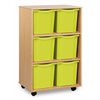 6 Quad-Sized Tray Storage Unit (Vertical) - MEQ1011