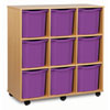 9 Quad-Sized Tray Storage Unit - MEQ1061