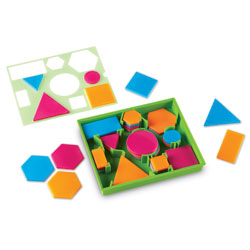 Brights! Attribute Blocks (60 Pieces) - by Learning Resources