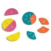 Soft Foam Magnetic Rainbow Fraction Circles - by Learning Resources