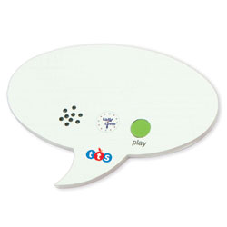 TTS Talk Time Mini Recordable Speech Bubble (Pack of 10)