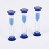 Set of 3 Mini Sand Timers - 5 Minute - Blue - CD92003