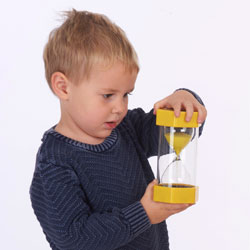 TickiT Large Sand Timer 3 Minutes (Yellow)