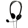 Multimedia Headphones with Flexible Microphone - in Black (Pack of 40) - CHST100BK/40