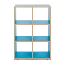 Bubblegum 6 Cube Backless Room Divider (Vertical)