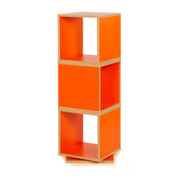 Bubblegum 360 Degree Swivel Storage - in Tangerine Orange