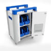 TabCabby 20-32V Tablet Charging Trolley (Vertical) - with Blue Trim Only - TABCAB20-32V
